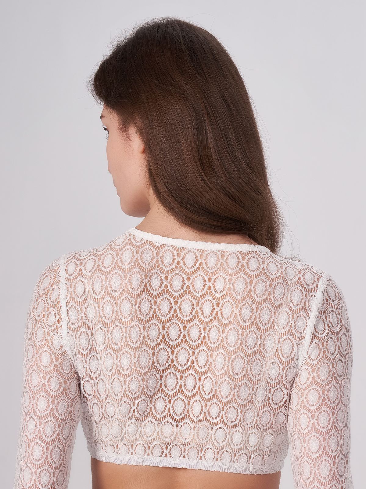 Dirndl Bluse Beige