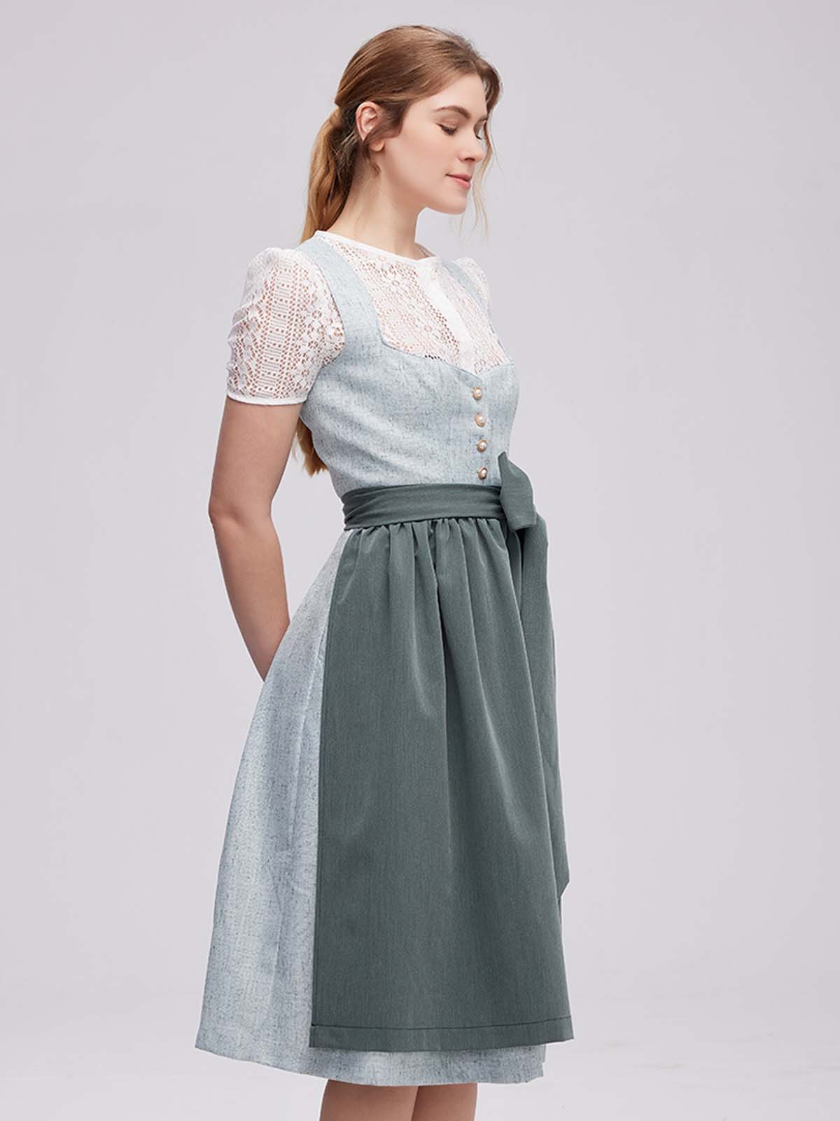 Dirndl in Grün – ein moderner Kontrast