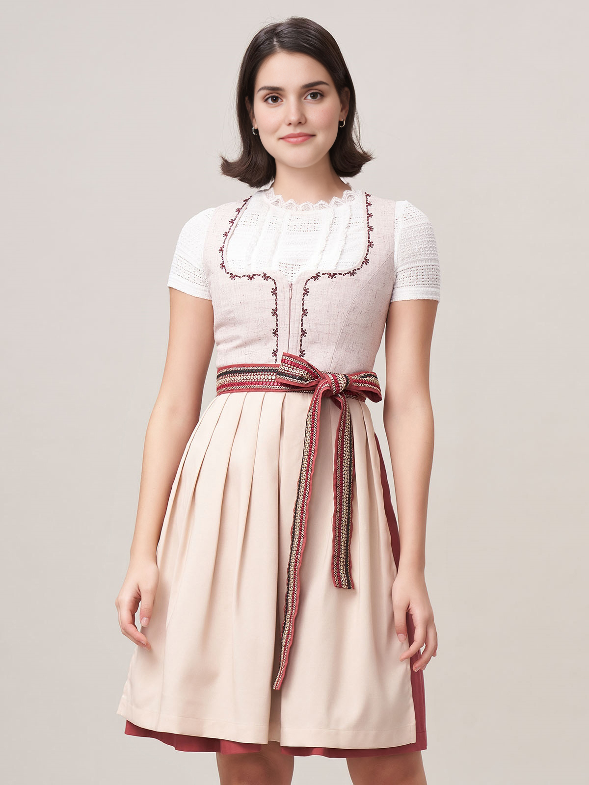 Dirndl Rot Samt – Eleganz in Rot