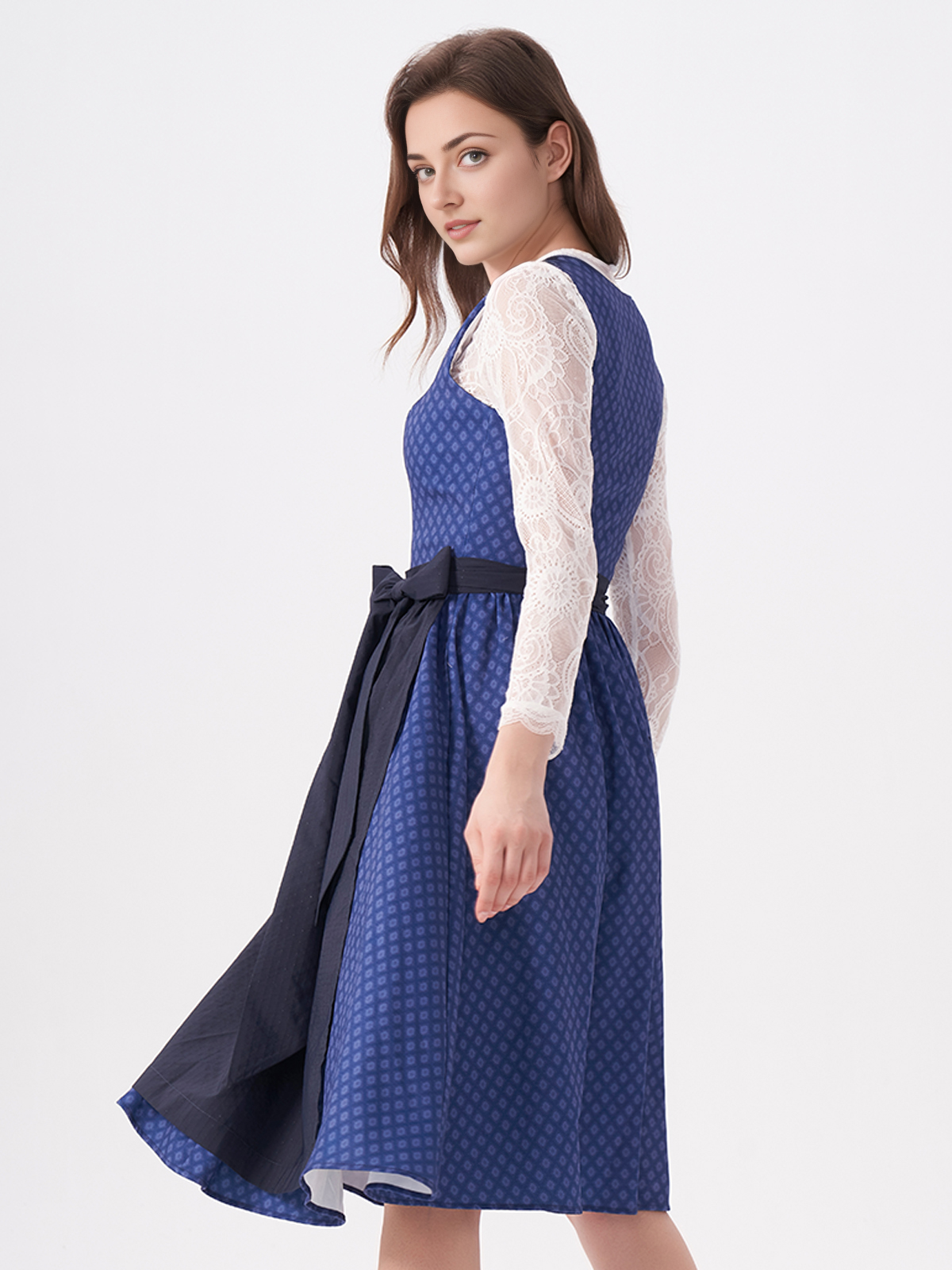 Dirndl in Blau
