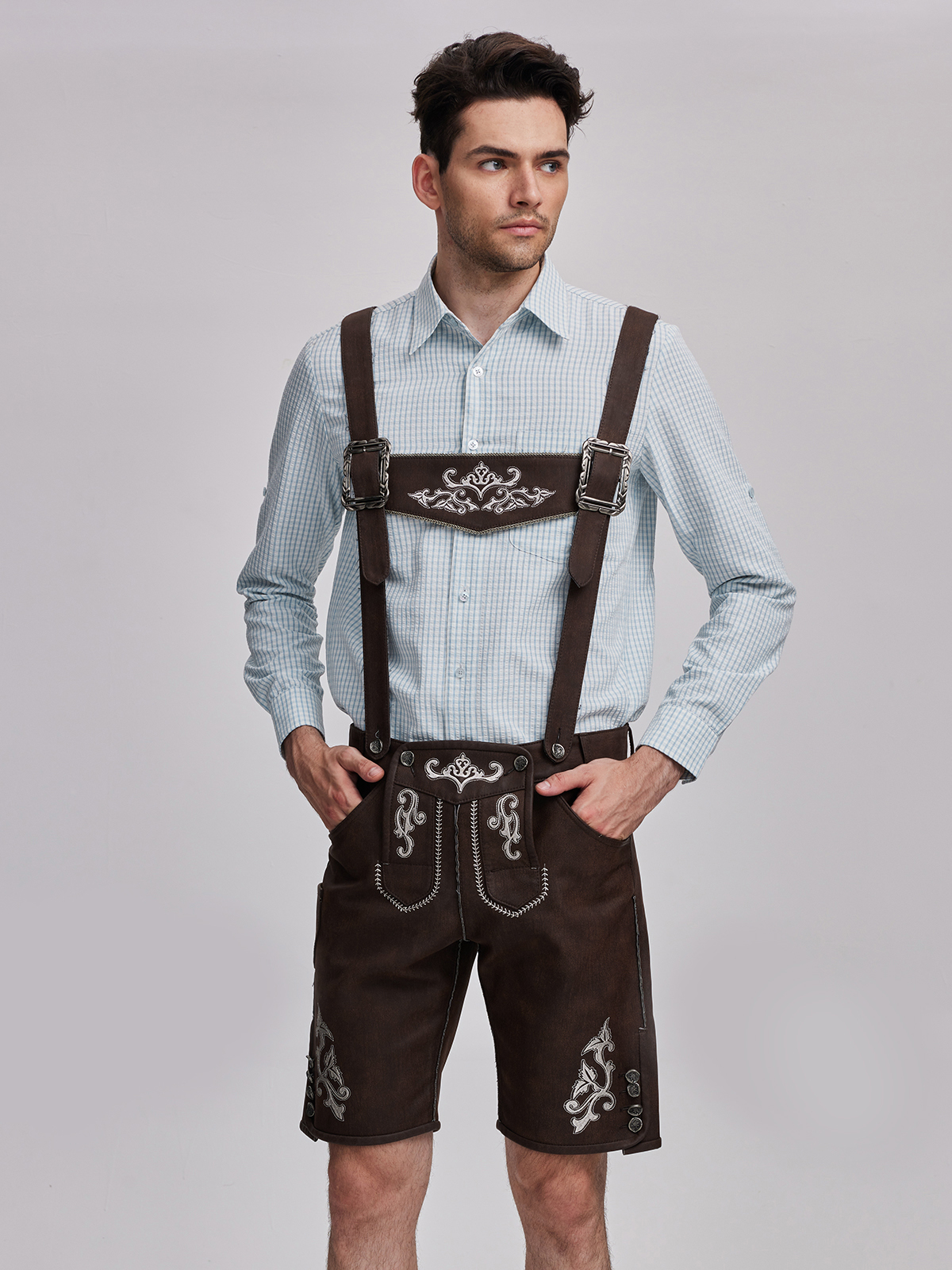 Kurzes Dirndl in Braun